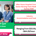 After Hours Hospital Coordinator Senior Nursing Team Healthscope Sydney NSW oversees operational management and patient care