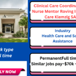 Clinical Care Coordinator & Nurse Mentor (Roving) job opportunity at Infinite Care in Klemzig, SA 5087.