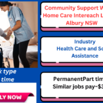 Community Support Worker providing aged care services in Albury, NSW. Caption: Join Intereach as a Community Support Worker in Albury and make a difference in the lives of older people.