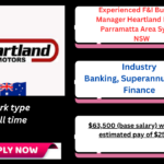 Experienced F&I Business Manager at Heartland Motors in Blacktown