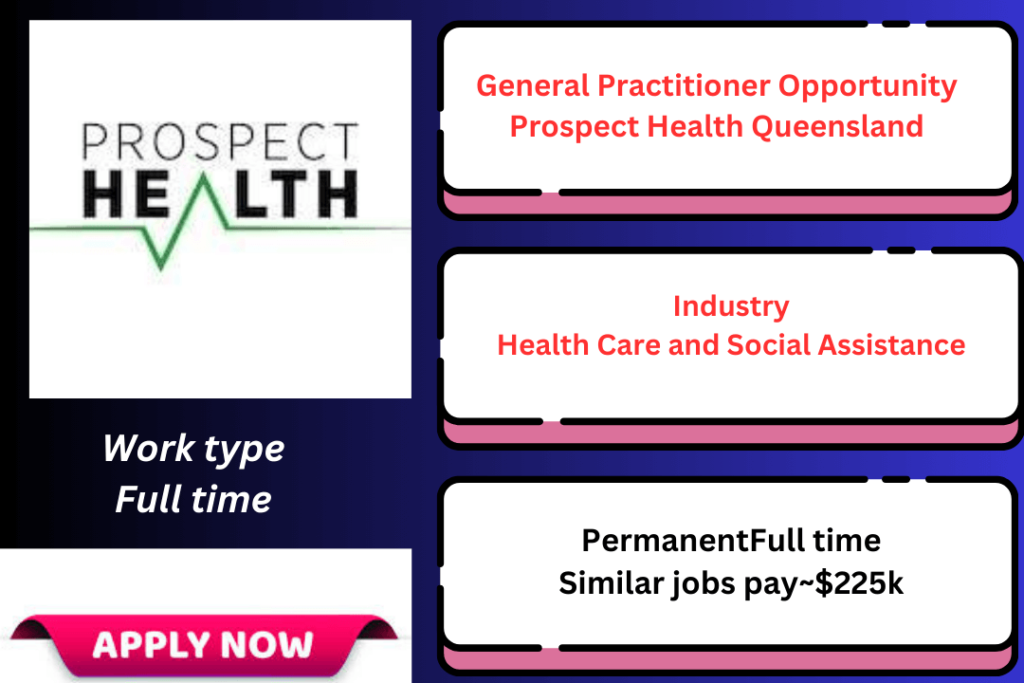 General Practitioner Opportunity Prospect Health Queensland