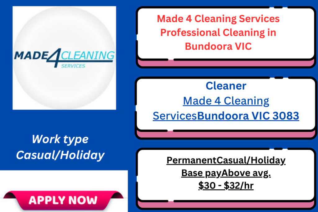 Made 4 Cleaning Services Professional Cleaning in Bundoora VIC