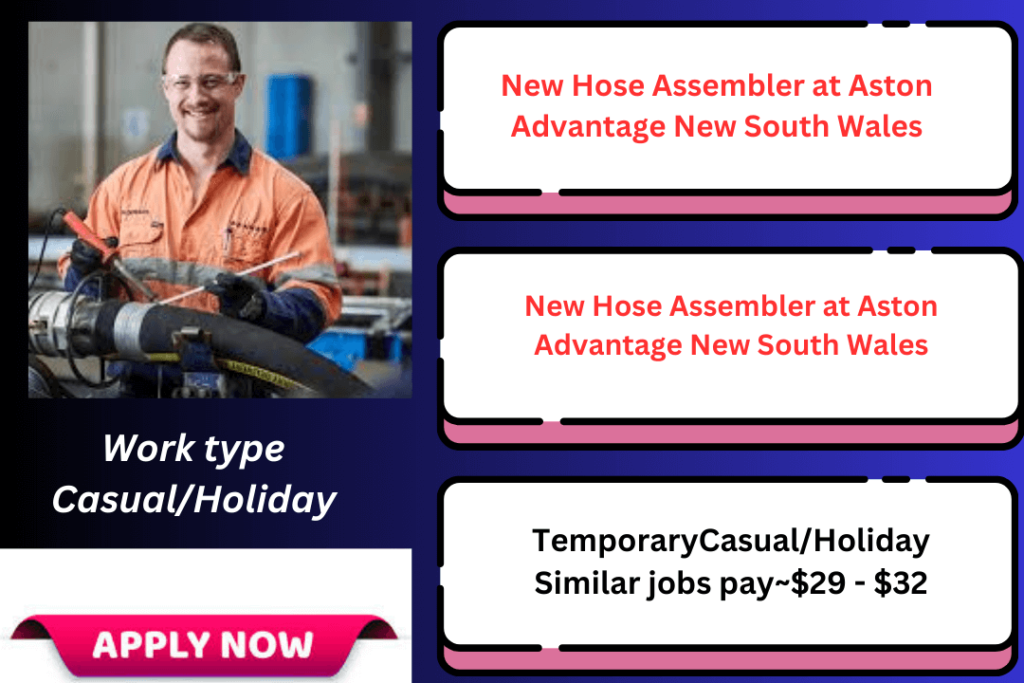 New Hose Assembler at Aston Advantage New South Wales