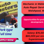 Experienced Mechanic in Welshpool working on a vehicle.