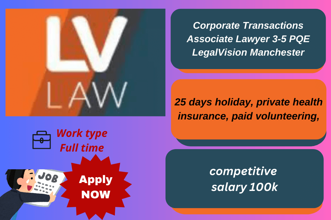 Corporate Transactions Lawyer Role at LegalVision, handling mergers and acquisitions and corporate governance.