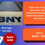 Senior Vice President Operations General Management Manager at BNY Mellon, Manchester.