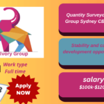 Quantity Surveyor Sydney CBD job opportunity with excellent benefits and career growth.