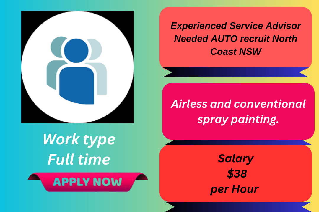 Service Advisor AUTOrecruit job opportunity in North Coast NSW