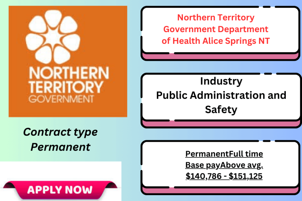 Northern Territory Government Department of Health Alice Springs NT