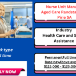 Nurse Unit Manager Aged Care Randstad leading a team in Port Pirie SA