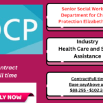 Senior Social Worker managing child protection cases in Elizabeth, SA