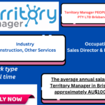 Territory Manager role in Australia, Singapore, and New Zealand for an environmental sales leader.