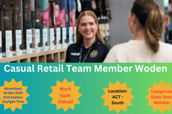 Casual Retail Team Member Woden