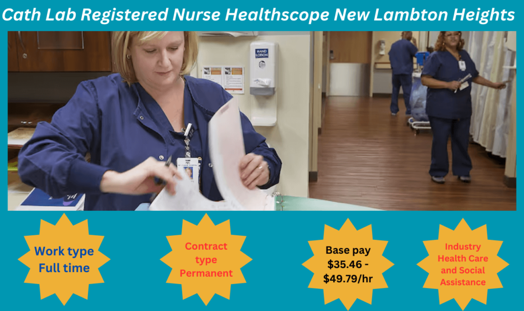 Cath Lab Registered Nurse Healthscope New Lambton Heights