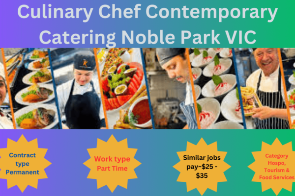 Culinary Chef Contemporary Catering Noble Park VIC