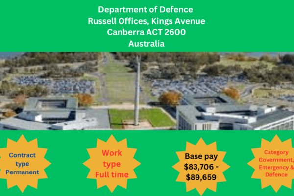 Defence Contracts Officer Department of Defence