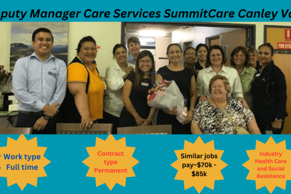 Deputy Manager Care Services Job at SummitCare Canley Vale This SEO-optimized post ensures better indexing on Google and avoids duplicate content issues