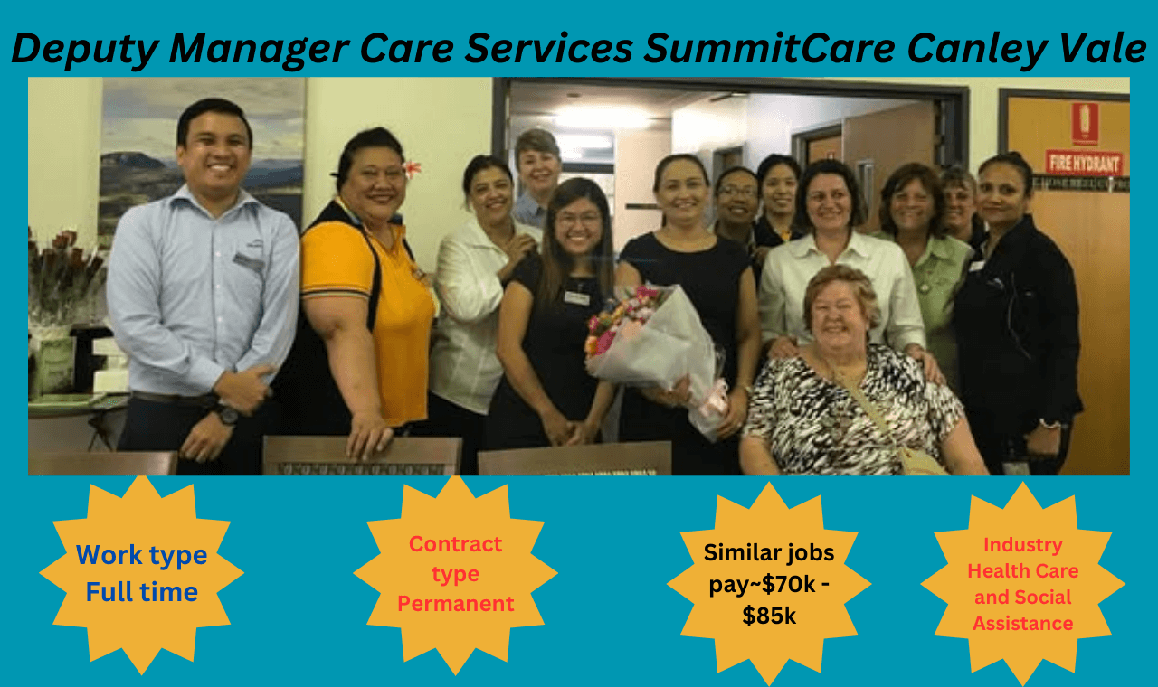 Deputy Manager Care Services Job at SummitCare Canley Vale This SEO-optimized post ensures better indexing on Google and avoids duplicate content issues