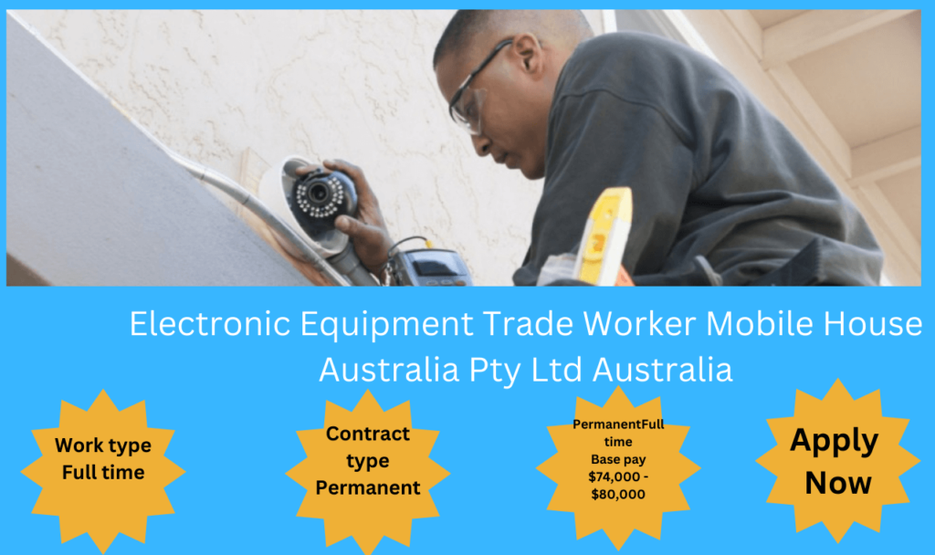 Electronic Equipment Trade Worker Mobile House Australia Pty Ltd Australia