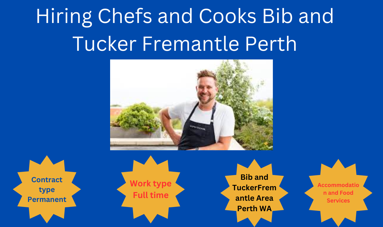 Hiring Chefs and Cooks Bib and Tucker Fremantle Perth