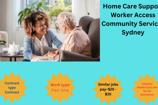 Home Care Support Worker Access Community Services Sydney