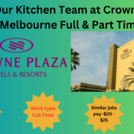 Join Our Kitchen Team at Crowne Plaza Melbourne Full & Part Time