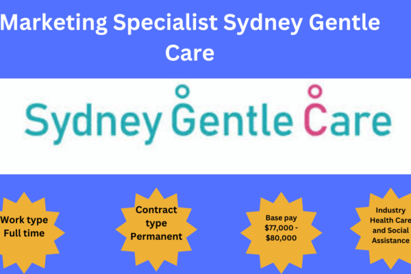 Marketing Specialist Sydney Gentle Care