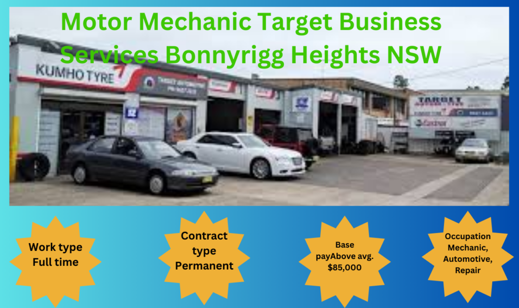 Motor Mechanic Target Business Services Bonnyrigg Heights NSW