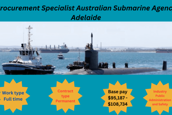 Procurement Specialist Australian Submarine Agency Adelaide