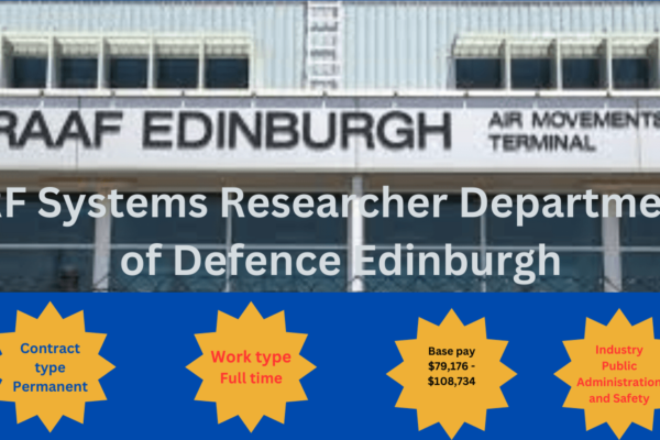 RF Systems Researcher Department of Defence Edinburgh