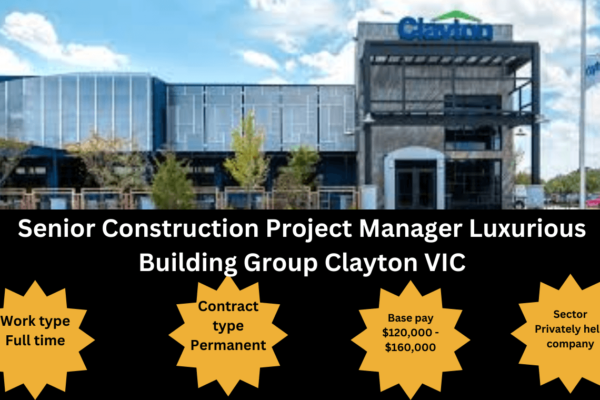 Senior Construction Project Manager at Luxurious Building Group