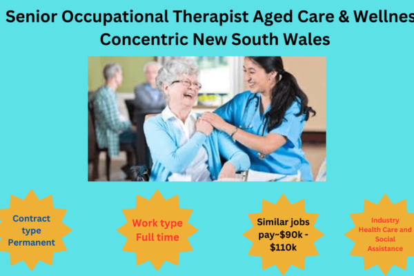 Senior Occupational Therapist Aged Care & Wellness Concentric New South Wales