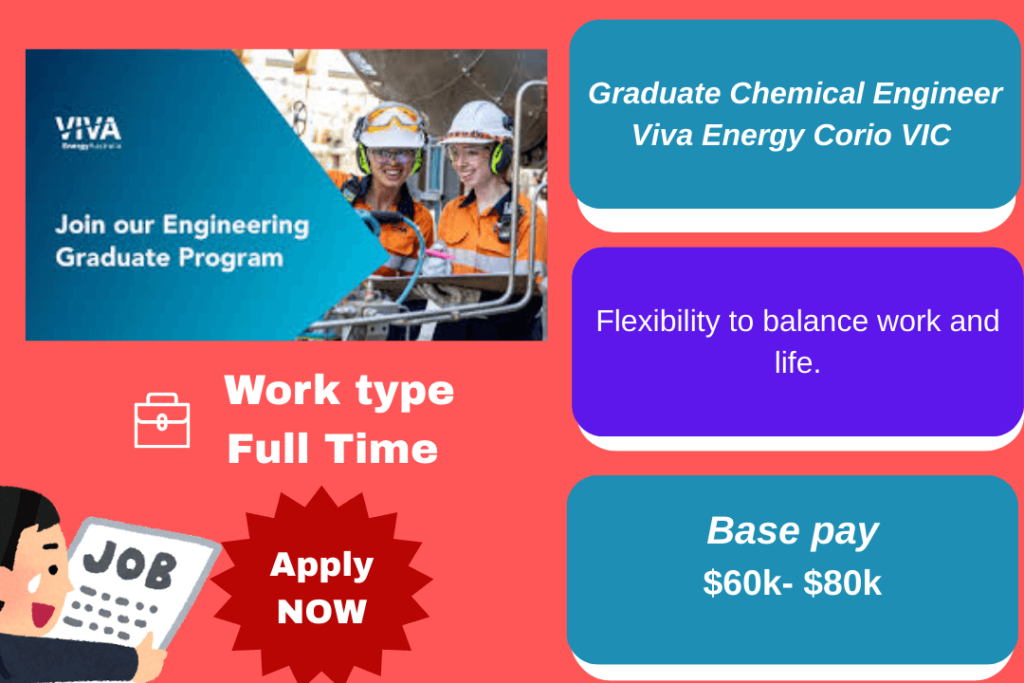 Graduate Chemical Engineer Viva Energy Corio VIC 